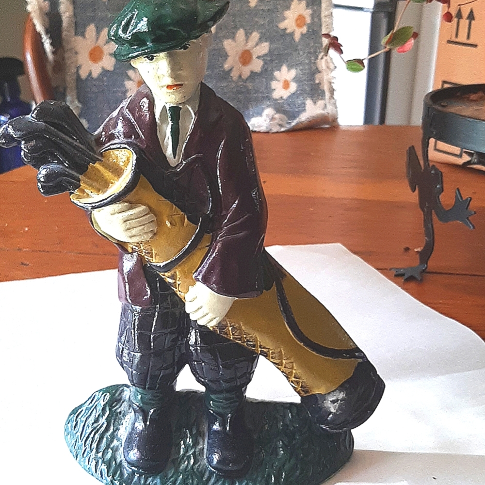 Cast Iron Caddy Doorstop